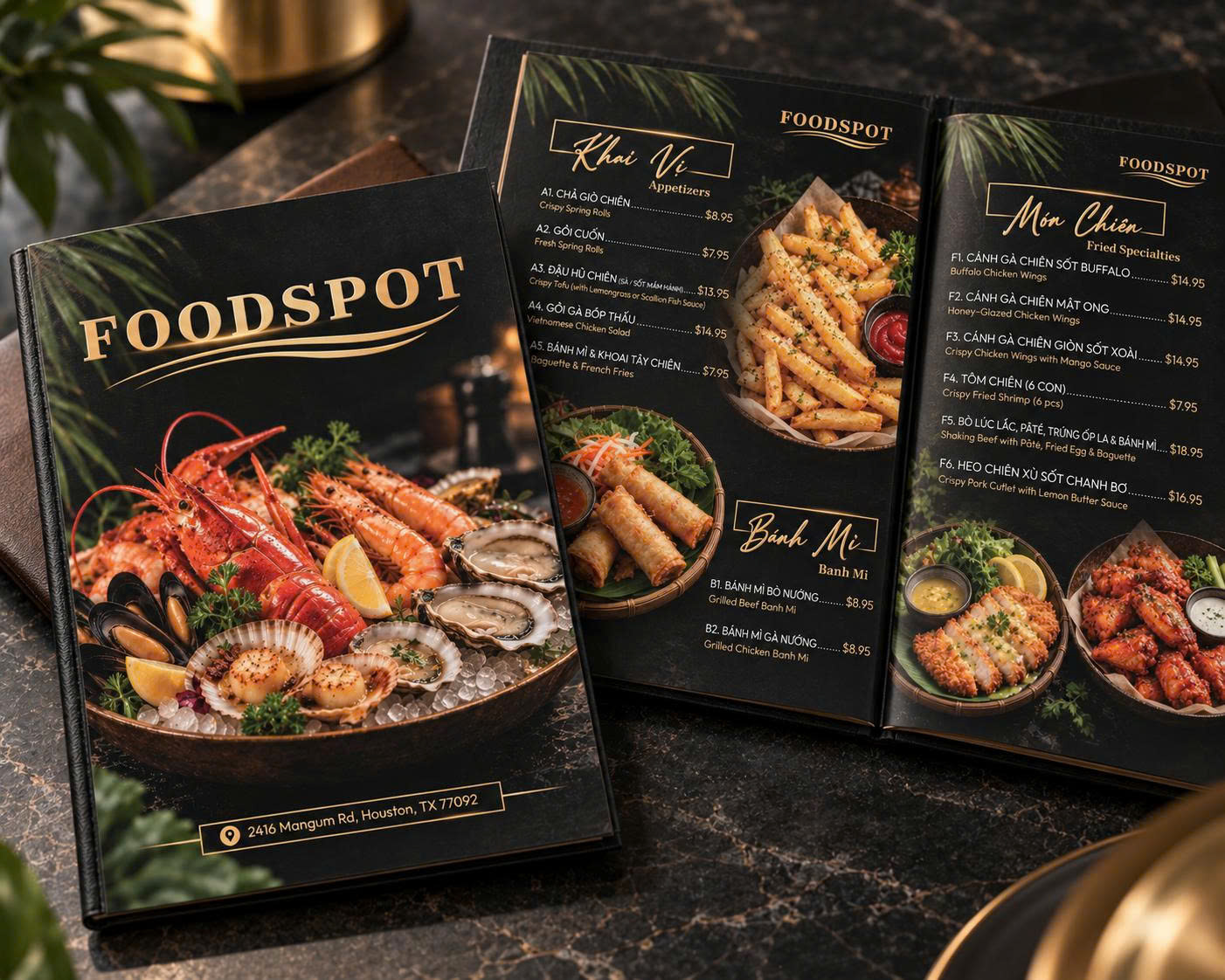 Foodspot — Menu Design