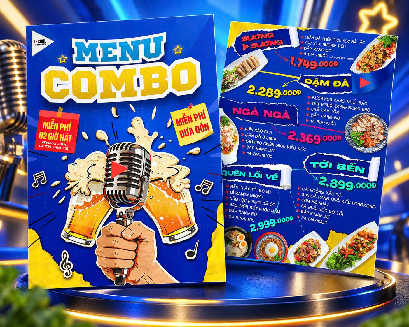 ICOOL — Menu Design